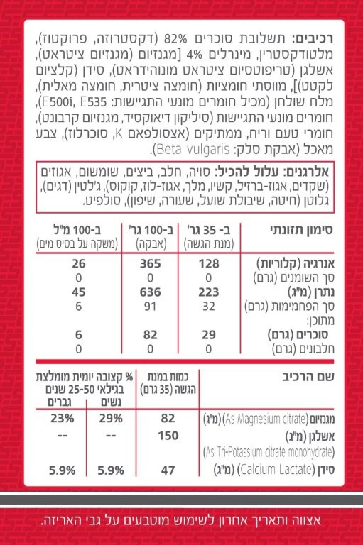 משקה איזוטוני סופר אפקט – אבקה להכנת משקה ספורט – תמונה 2